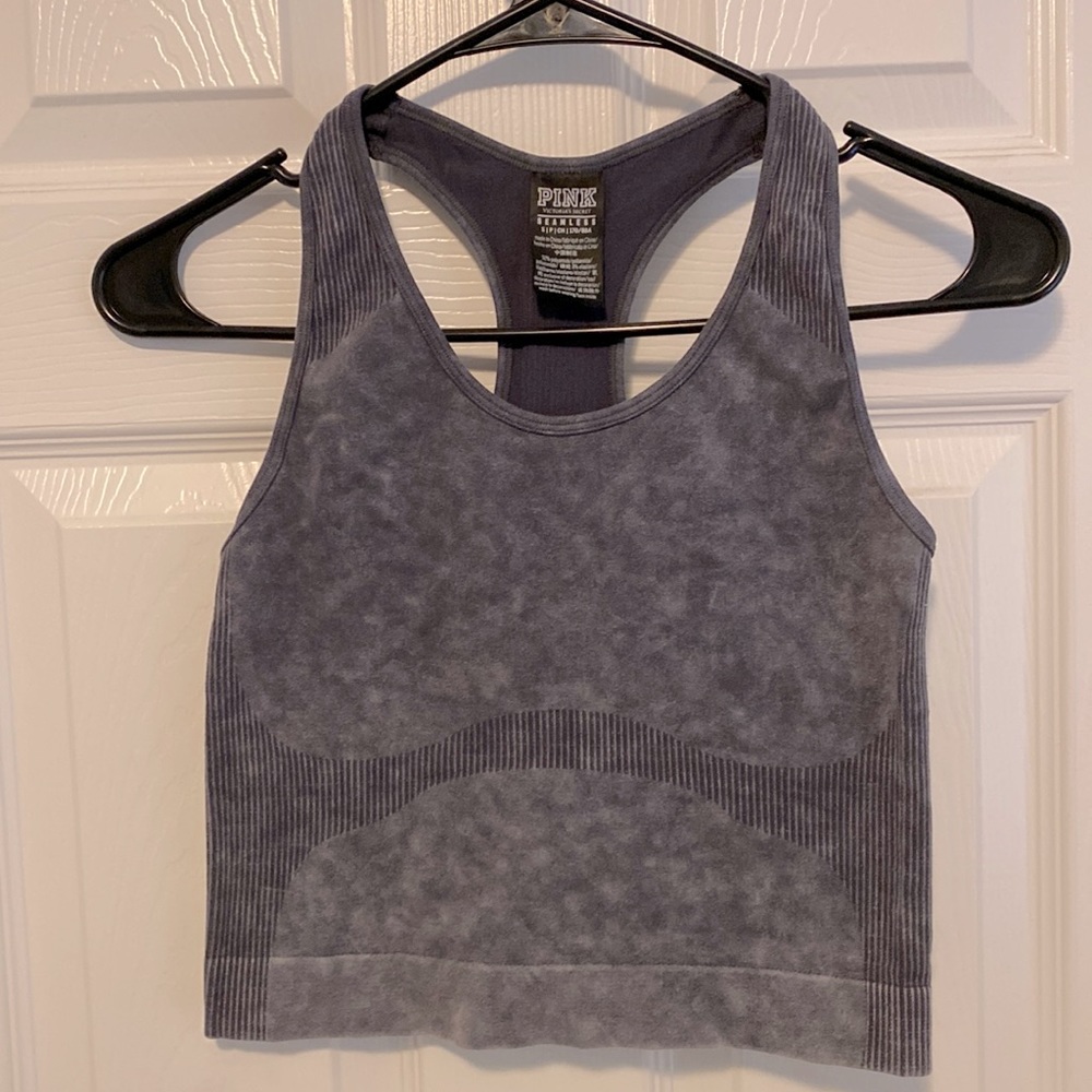 PINK Seamless crop top